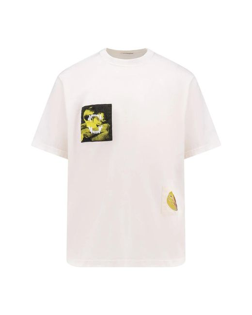 Undercover Tops ,Wit ,Katoen Witte Crew-Neck T-Shirts En Polos in het White voor heren
