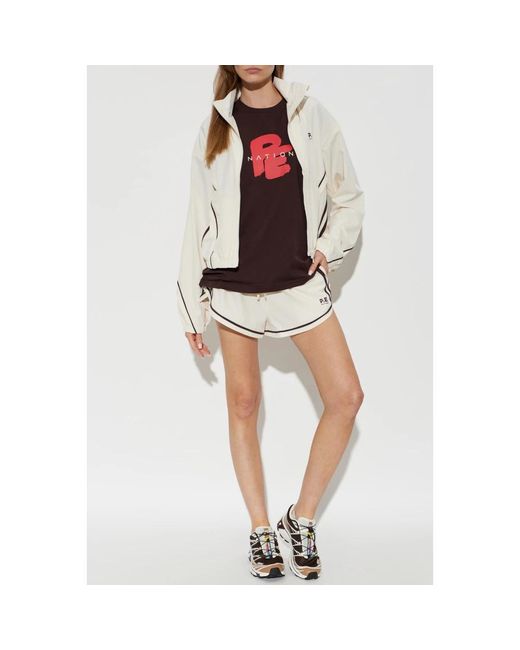 P.E Nation Linear Jacket in het White