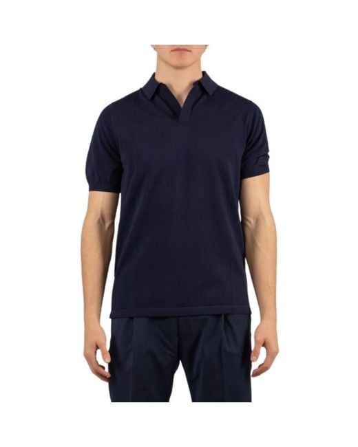 Mc2 Saint Barth Blue Polo Shirts for men