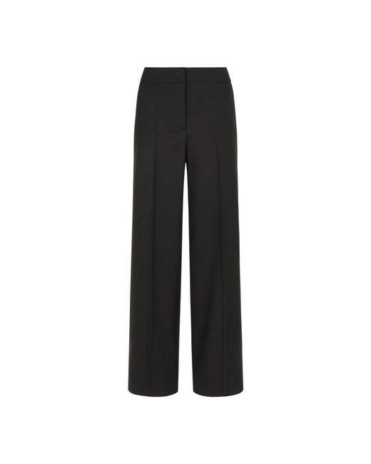 Peserico Black Wide Trousers