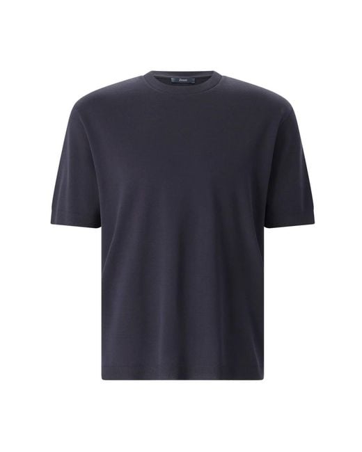 Herno Blue T-Shirts for men