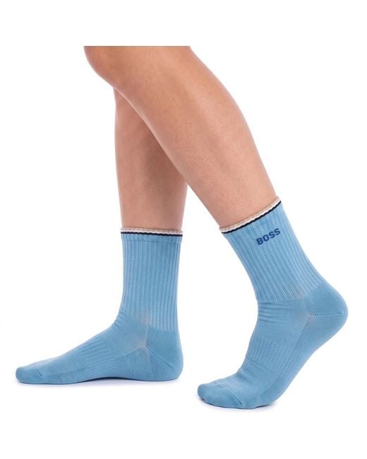 Socks Boss de hombre de color Blue