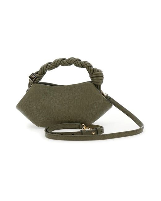 Ganni Green Handbags