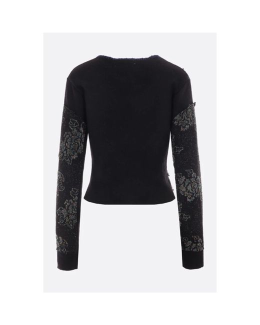 Rave Review Black Round-Neck Knitwear
