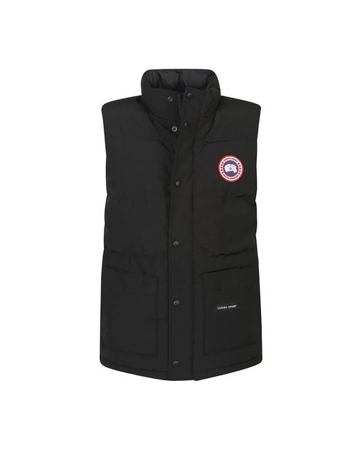 Canada Goose Jassen ,Zwart ,Freestyle Vest in het Black voor heren