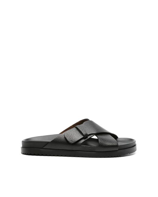 Sliders di Doucal's in Black da Uomo