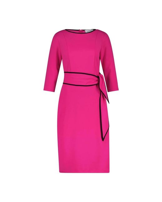 Joseph Ribkoff Pink Midi Dresses