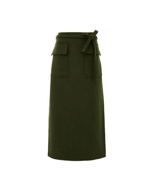 Maxi Skirts Gucci de color Green