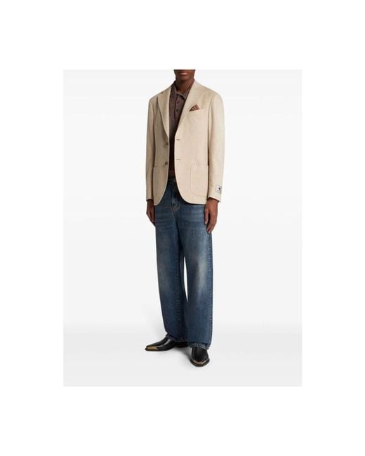 Etro Natural Blazers for men