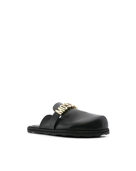 Moschino Black Mules for men