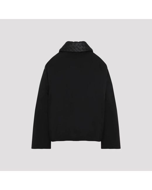 Bottega Veneta Zwarte Pufferjas Voor Vrouwen in het Black