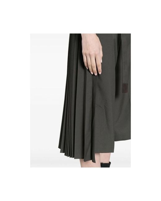 Sacai Black Cropped Trousers