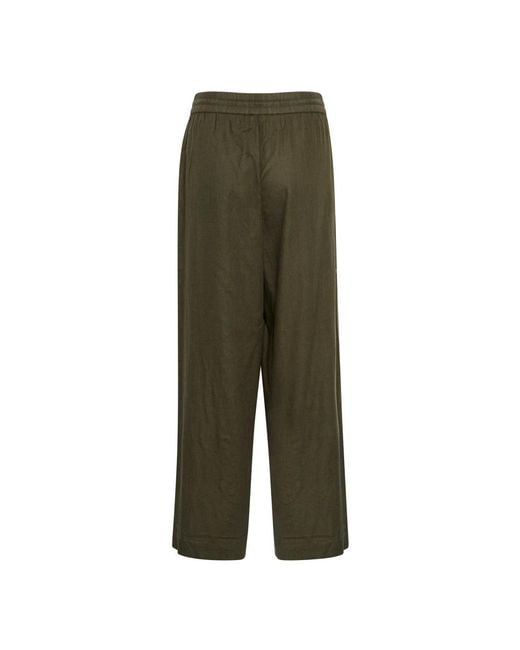 Kaffe Green Wide Trousers