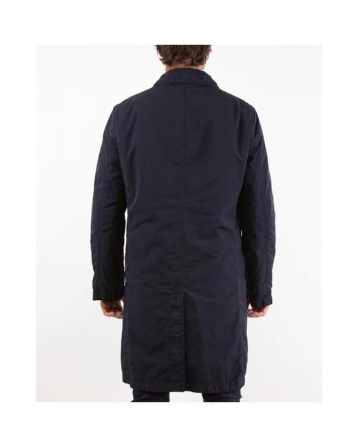 Aspesi Blue Single-Breasted Coats for men