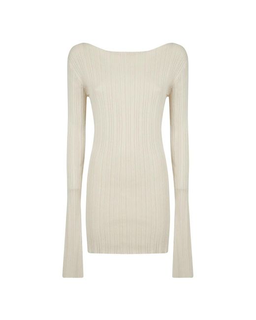 Entire studios Knitted Dresses in het Natural