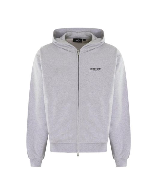 Zip-Throughs di Represent in Gray da Uomo