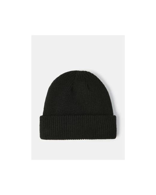Sundek Rippstrickmütze in Black für Herren