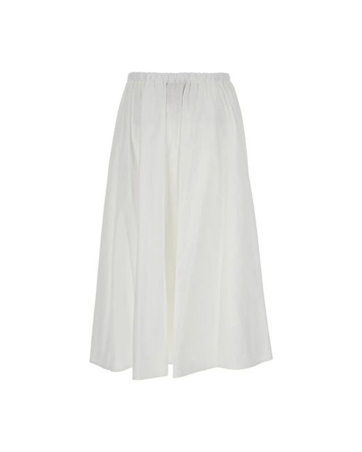 Midi Skirts Semicouture en coloris White