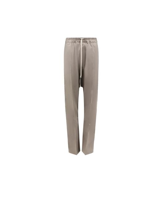 Rick Owens Gray Slim-Fit Trousers for men