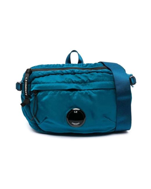 C P Company Blue Belt Bags for men