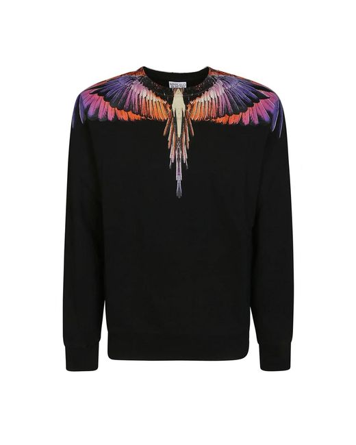 Marcelo Burlon Pink wings sweatshirt in Black für Herren