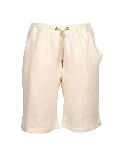 Kiton Natural Casual Shorts for men