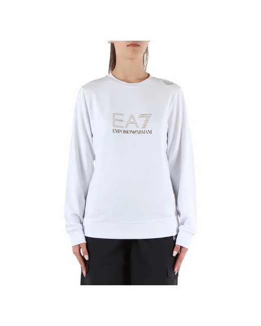 EA7 White Sweatshirts