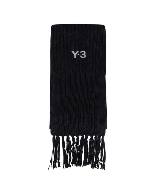 Y-3 Accessoires ,Zwart ,Chunk Scarf in het Black voor heren