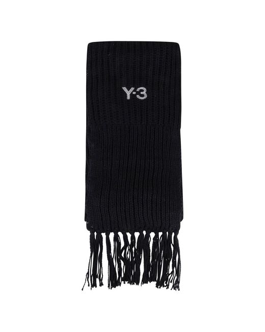 Y-3 Accessoires ,Zwart ,Chunk Scarf in het Black voor heren