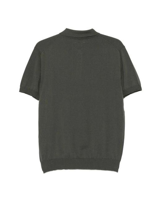 Baracuta Ss Polo Knit in het Green voor heren