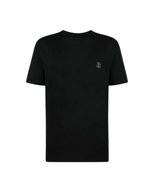 T-Shirts Brunello Cucinelli de hombre de color Black