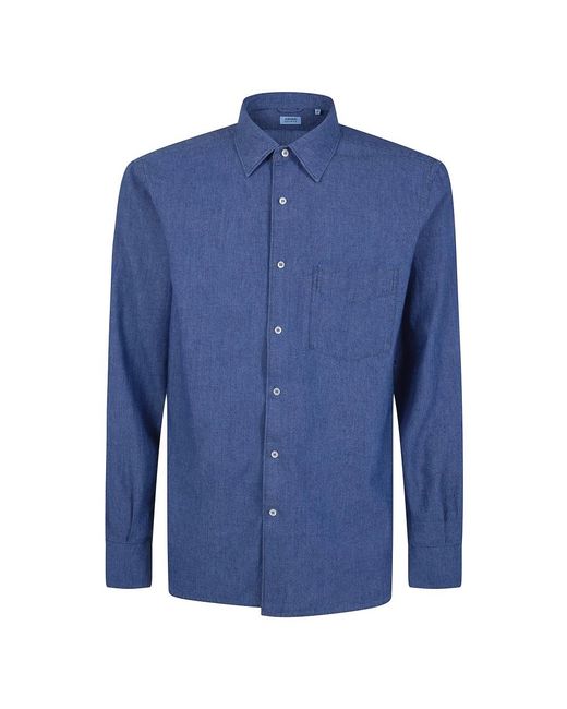 Aspesi Blue Casual Shirts for men