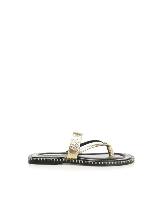 Dries Van Noten Natural Flip Flops