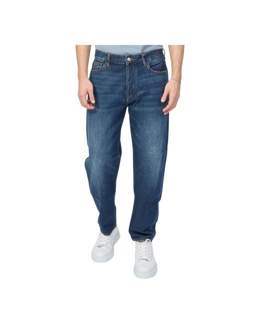 ARMANI EXCHANGE Blue Slim-Fit Jeans for men
