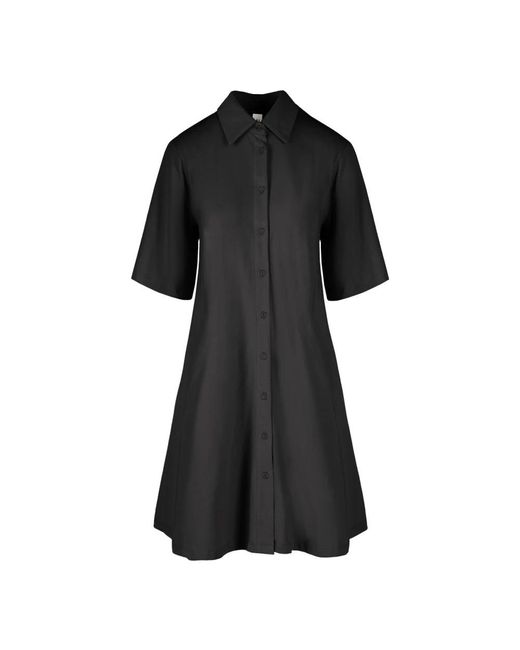 Bomboogie Black Shirt Dresses