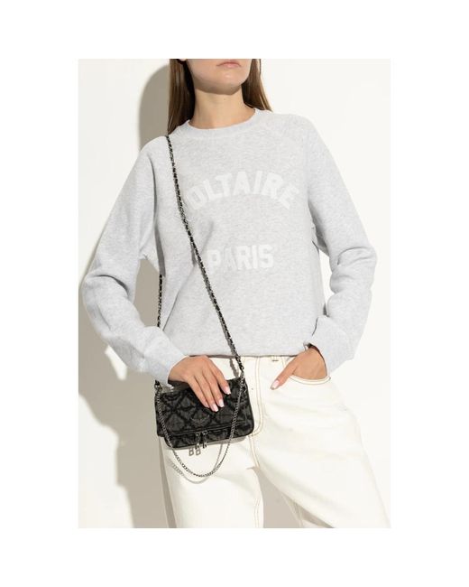 Zadig & Voltaire Black Schultertasche Rock Nano