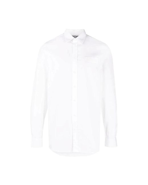 Moschino White Casual Shirts for men