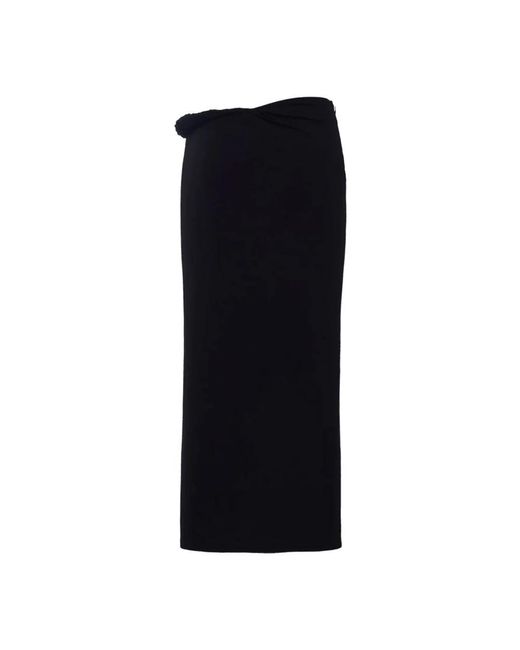 Versace Black Maxi Skirts