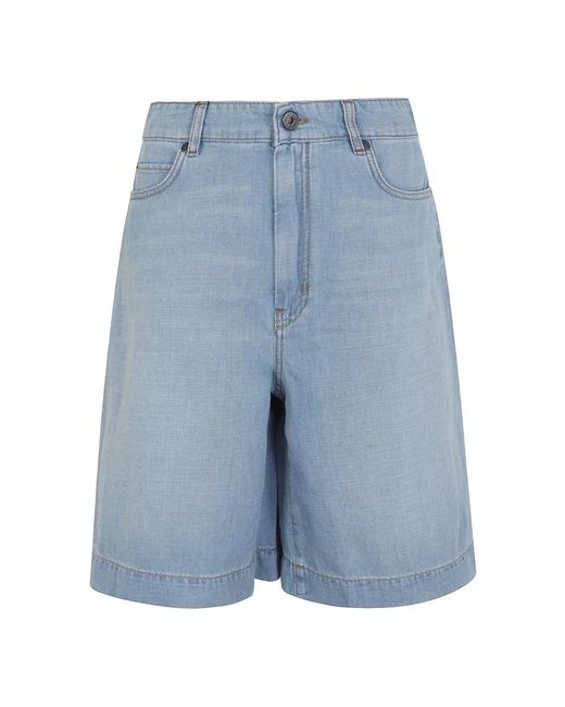 Weekend by Maxmara Blue Denim Shorts