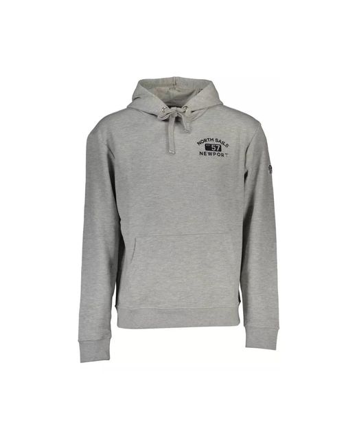 North Sails Gray Hoodies for men