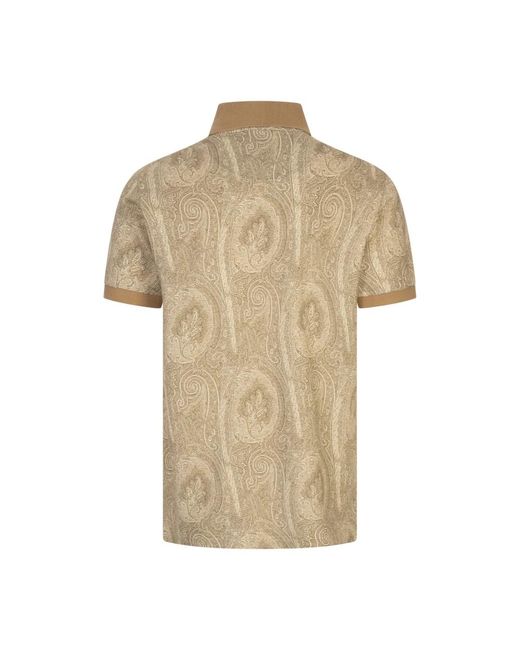 Etro Natural Polo Shirts for men