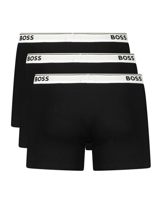HUGO Ondergoed ,Zwart ,Boxershorts Tri Pack in het Black voor heren
