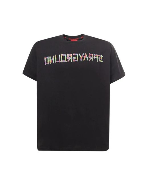 Sprayground Black T-Shirts for men