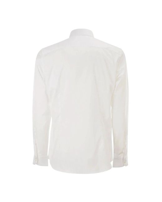 Fay White Formal Shirts for men