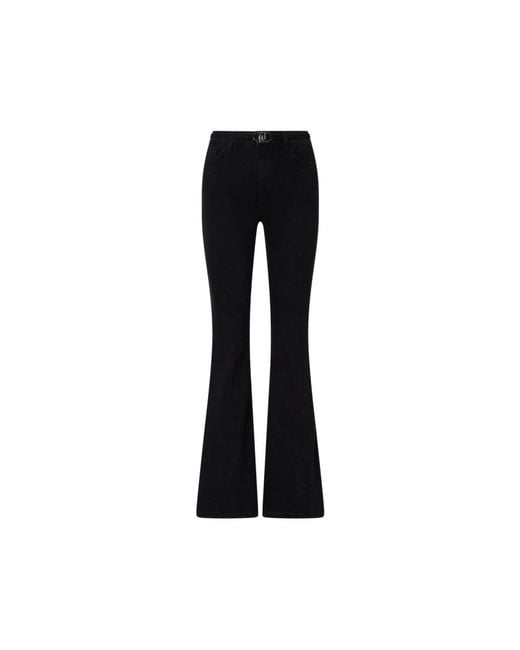Liu Jo Black Wide Trousers