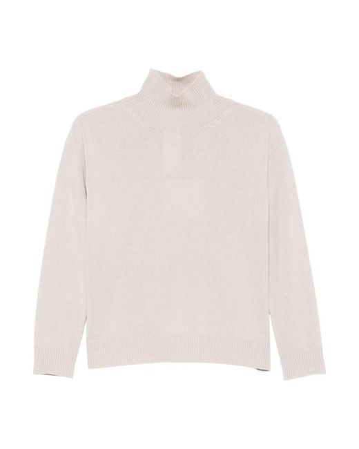 Max Mara Truien & Vesten ,Wol Gebreide Trui Loose Fit in het Pink voor heren
