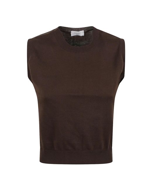 Charlott Tops ,Bruin ,7788.00 Top in het Brown