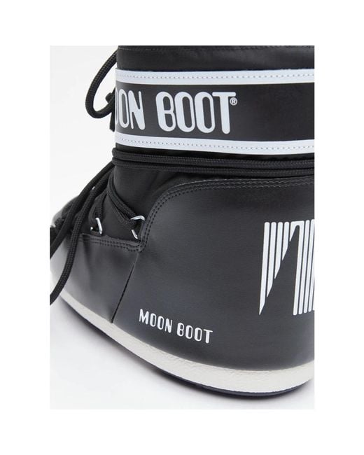 Moon Boot Black Winter Boots