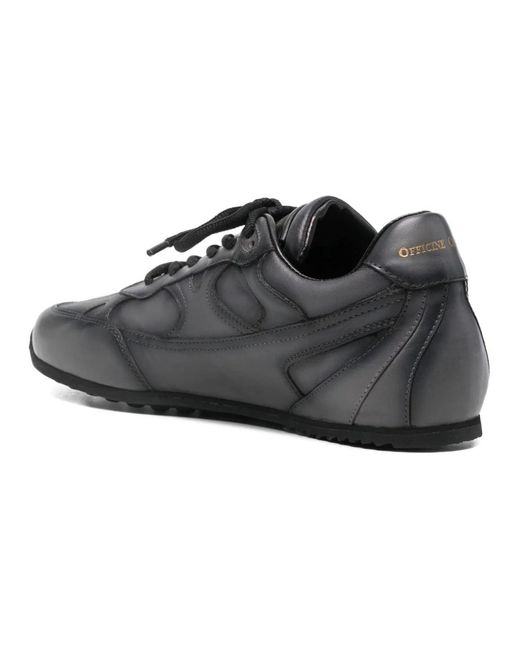 Officine Creative Black Sneakers