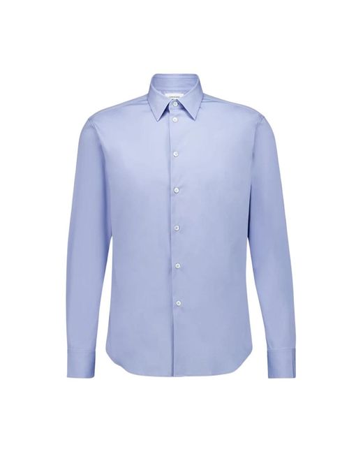 Ferragamo Blue Casual Shirts for men